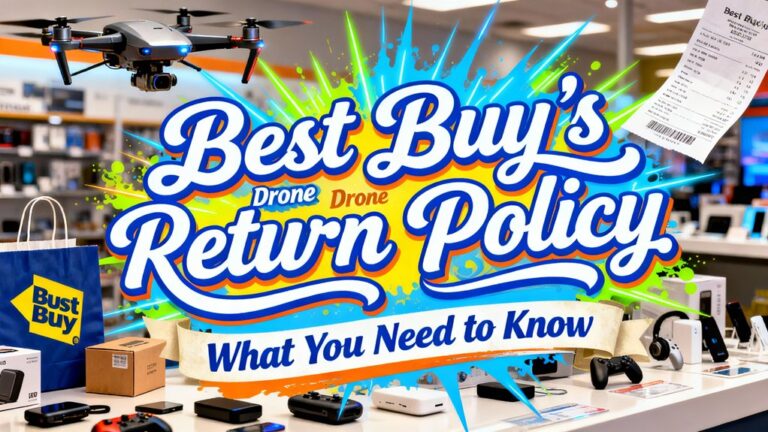 best buy drone return policy