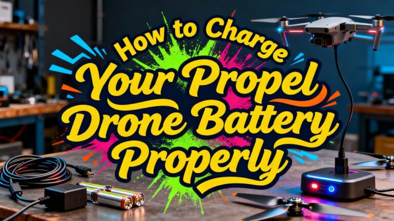 charge propel drone battery properly