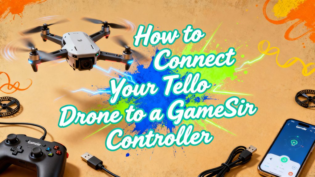 connect tello drone controller
