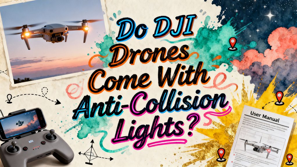 dji drones anti collision lights