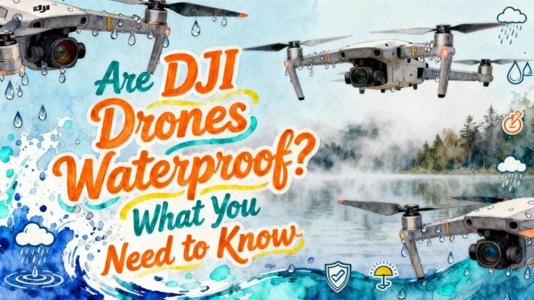 dji drones water resistance details