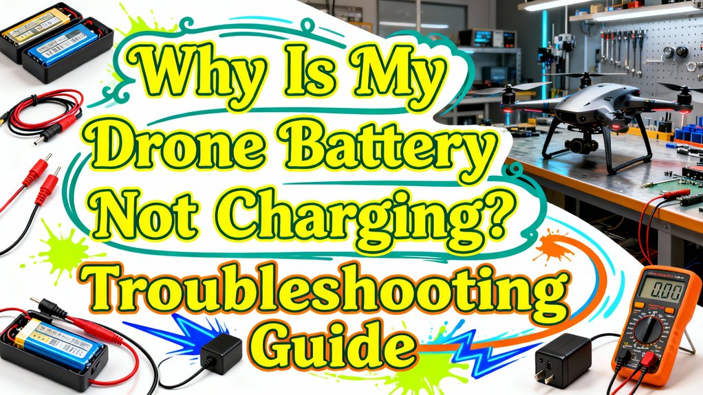 drone battery charging issues