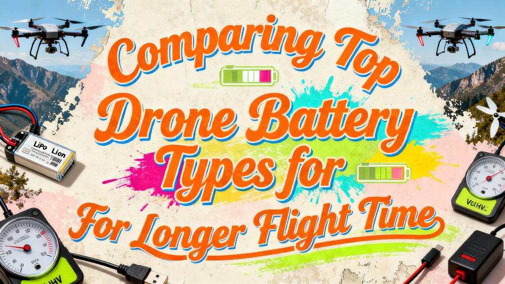 drone battery flight comparison
