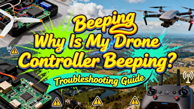 drone controller beeping issues