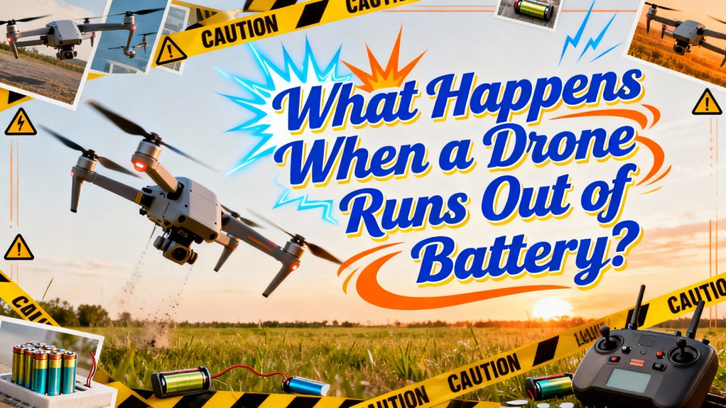 drone descends emergency landing
