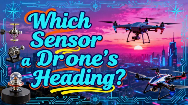 drone heading control sensor