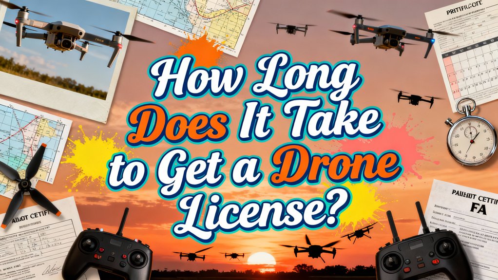drone license processing time