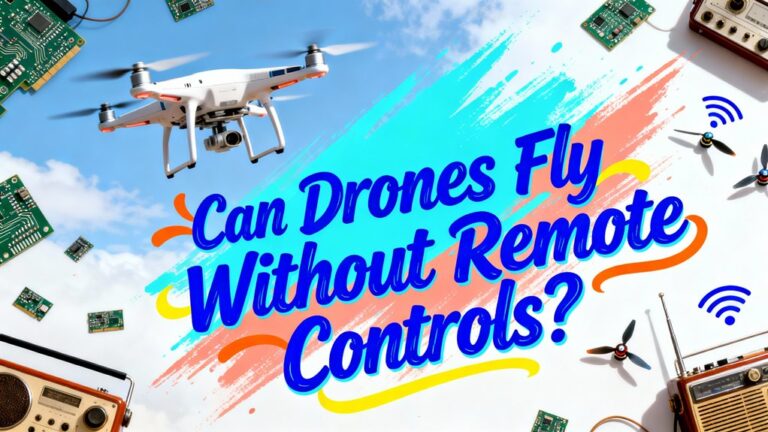 drones operate autonomously without controls
