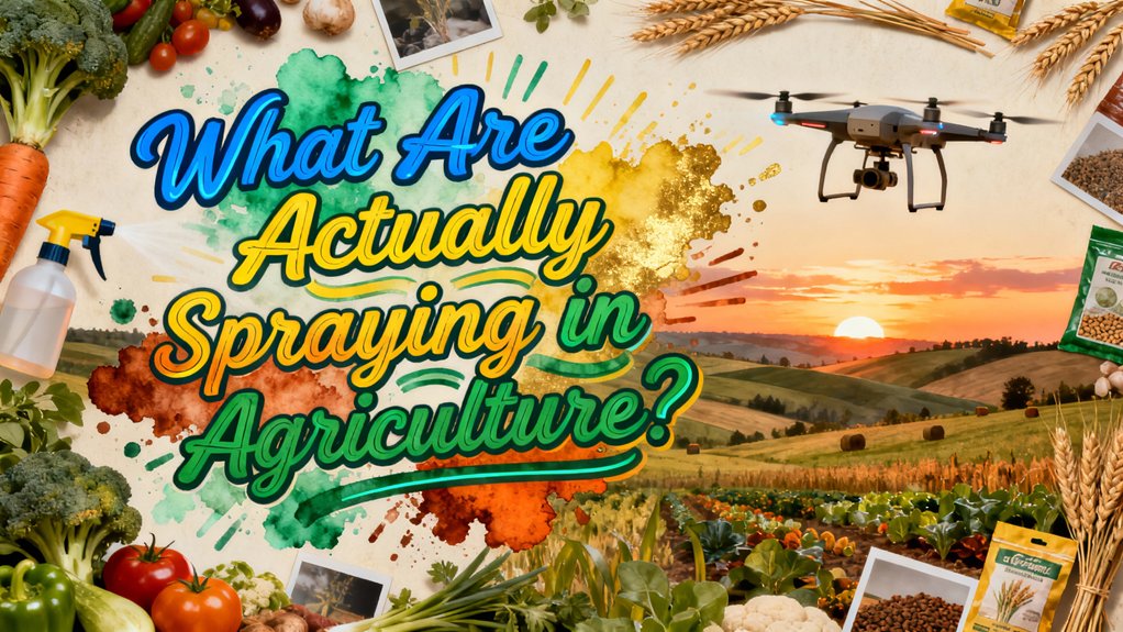 drones spraying agricultural chemicals