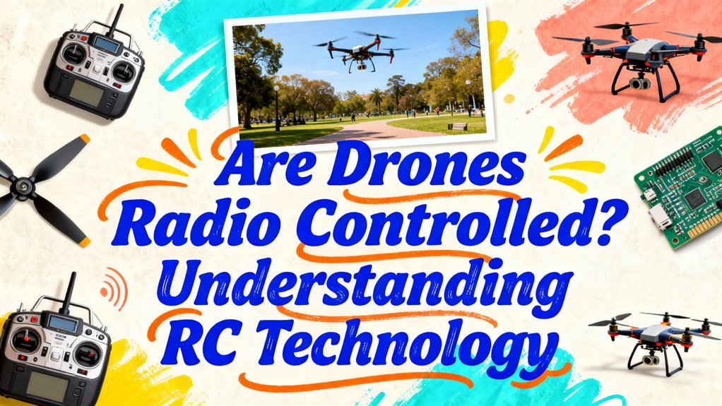 drones utilize radio control