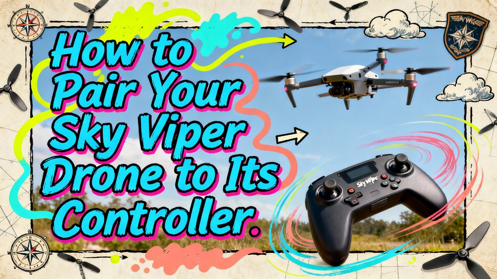 pair sky viper drone controller