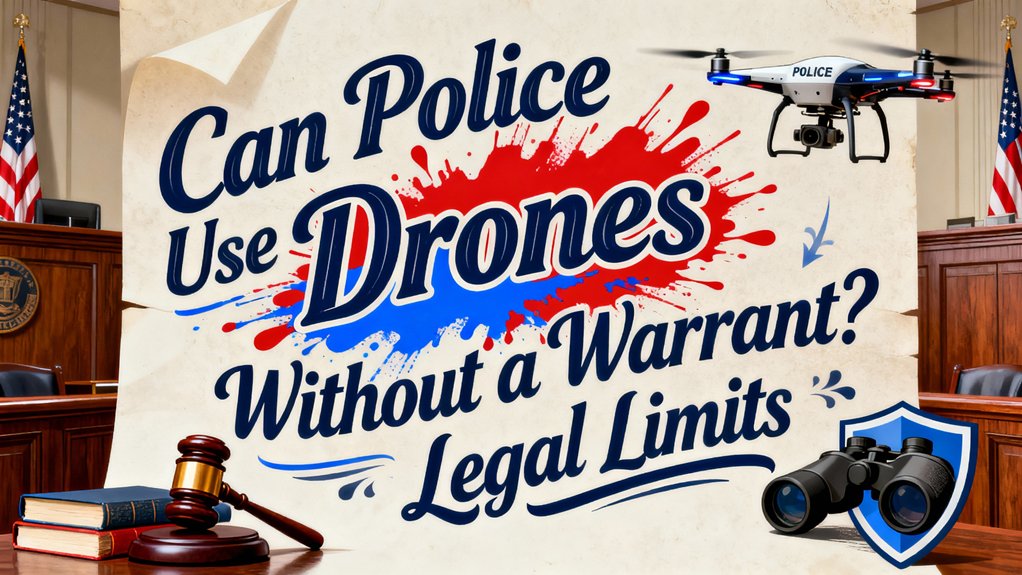 police drone warrant requirements