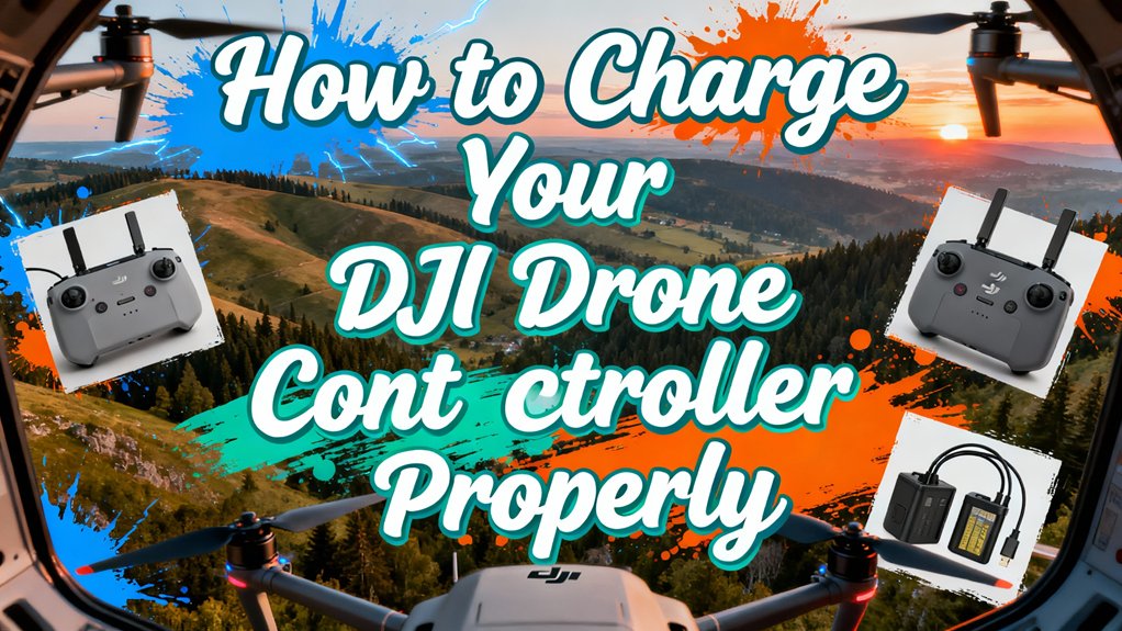 proper dji controller charging