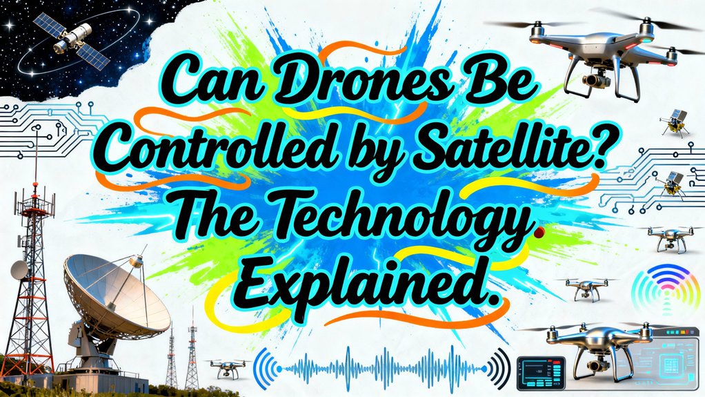 satellite controlled drone technology