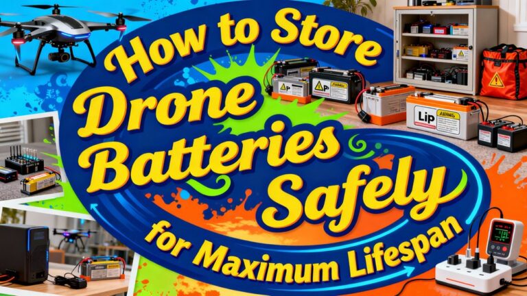 store drone batteries properly