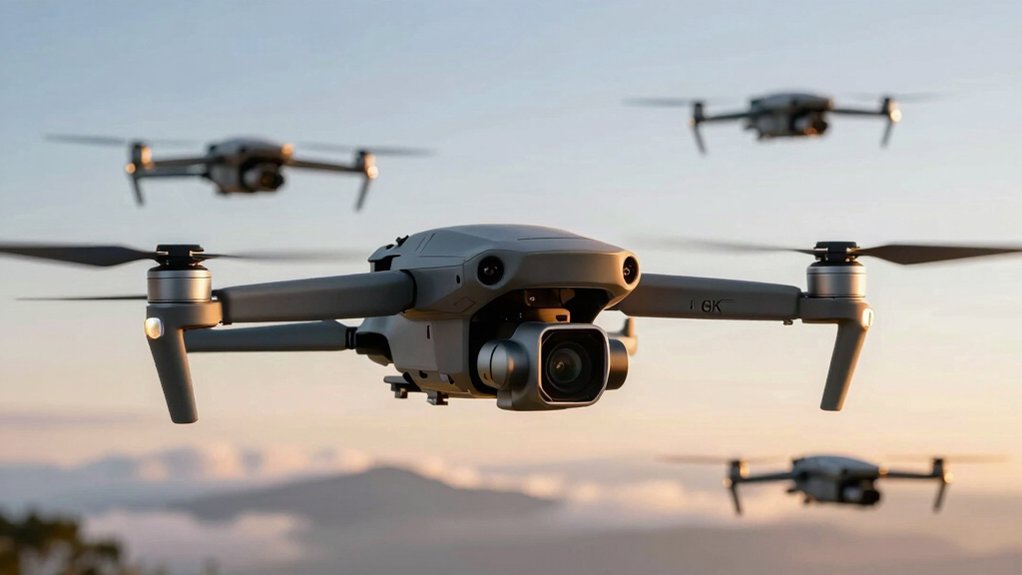 aerial drone with 8k camera