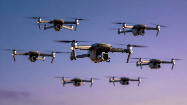 aerial game leveling flyer drones