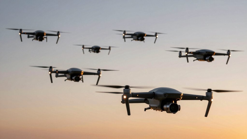 autonomous drones with return to home feature