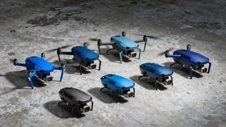 best blue camera drones fly