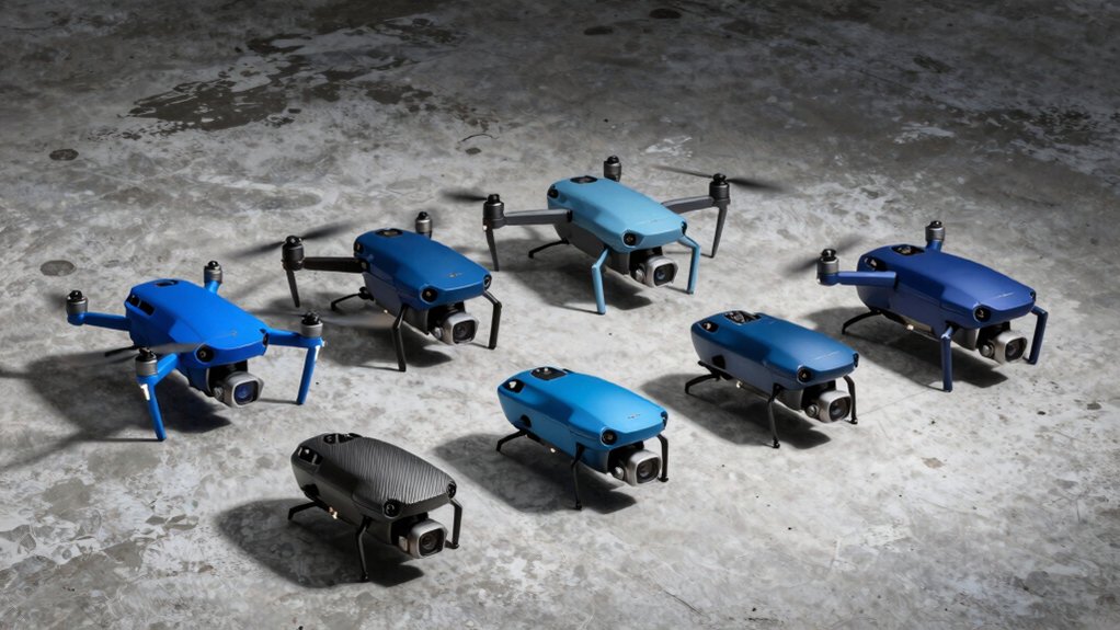 best blue camera drones fly