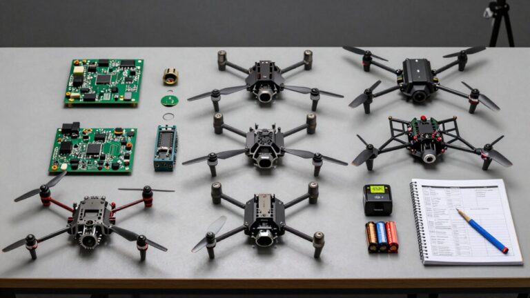 build your own drone kits completed