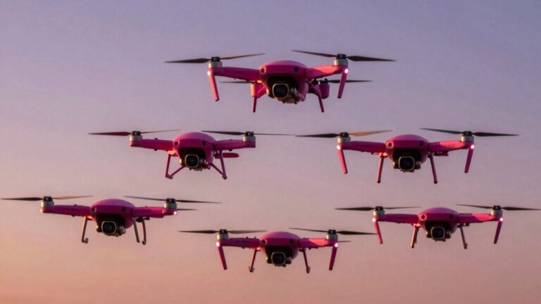 distinctive vibrant aerial camera equipped
