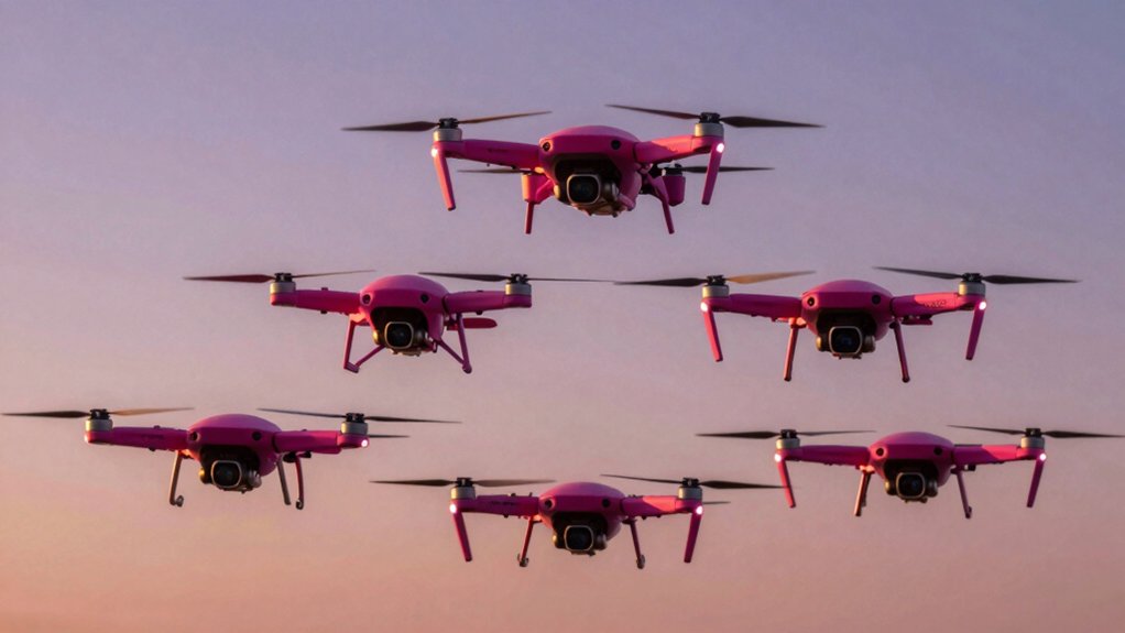 distinctive vibrant aerial camera equipped