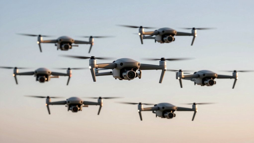 drones avoiding obstacles professionally