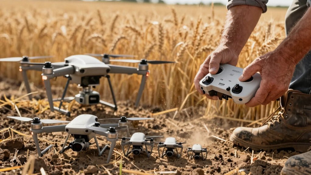 drones for trustworthy agricultural farming