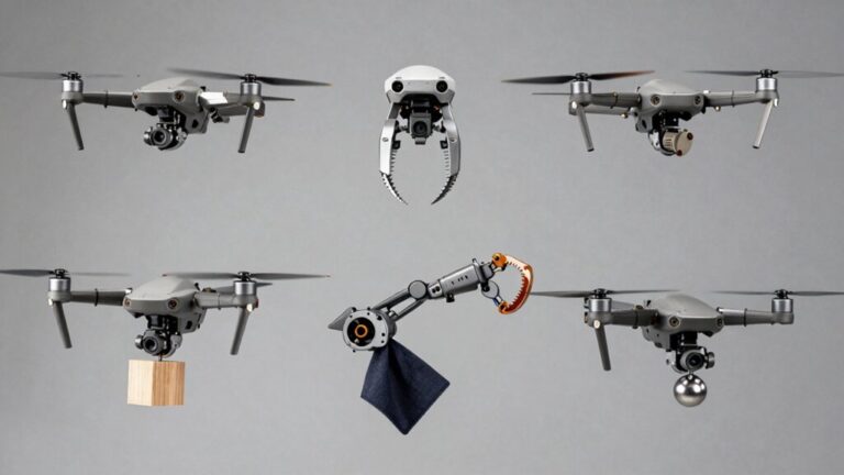 drones with gripping claw capabilities