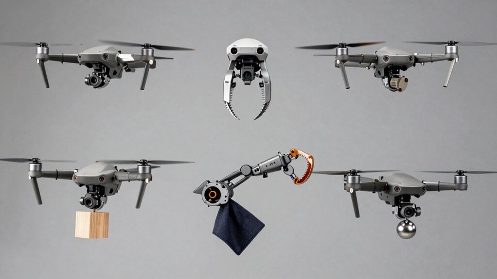 drones with gripping claw capabilities