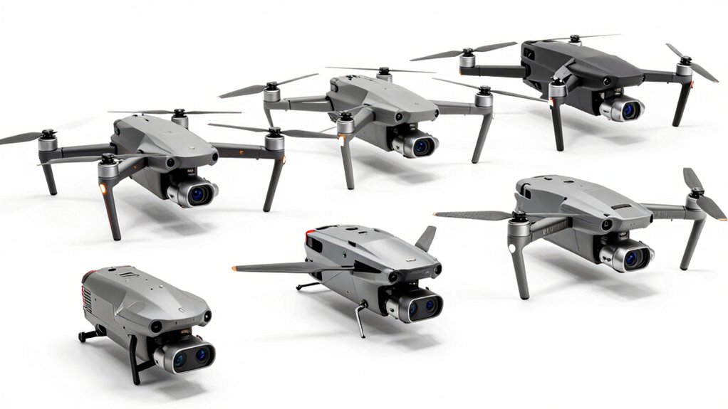 drones with two cameras for aerial