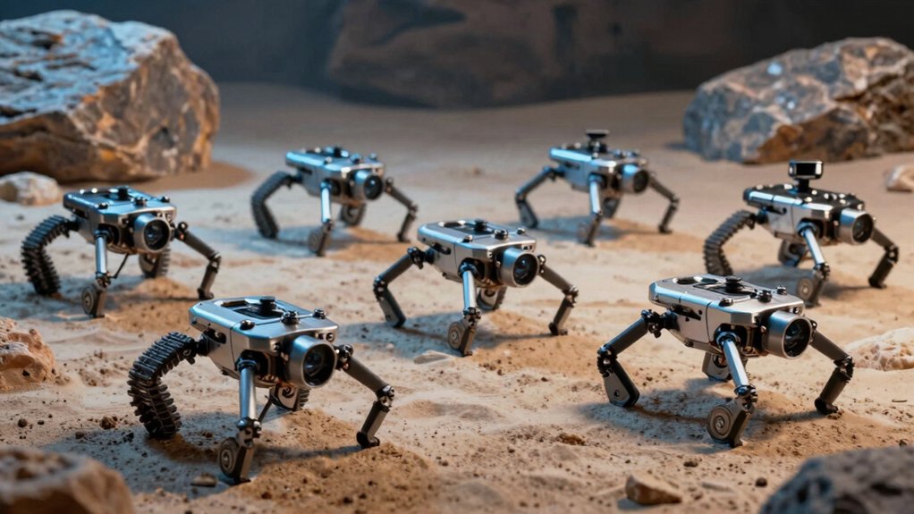 exploring ground drones with cameras