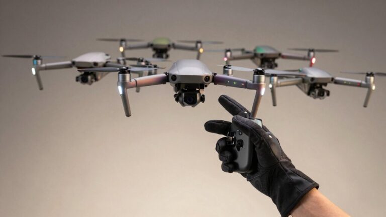 hands free aura drone glove controller