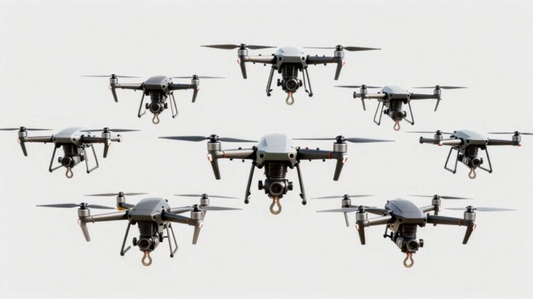 heavy duty drone winch lifting jobs