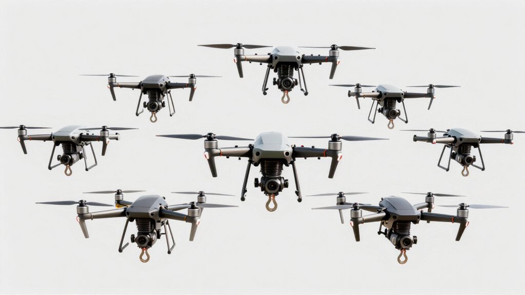 heavy duty drone winch lifting jobs