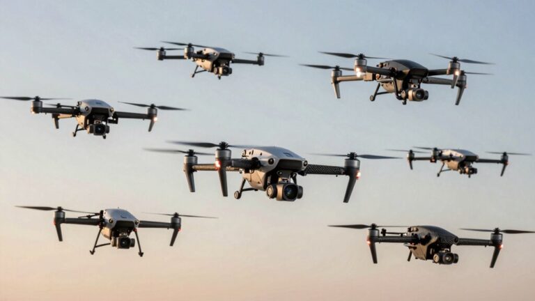 high speed camera equipped drones