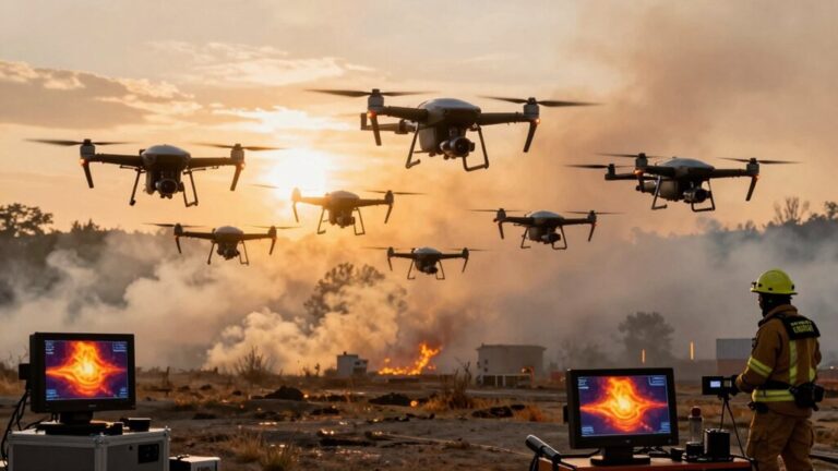 lifesaving firefighting drones