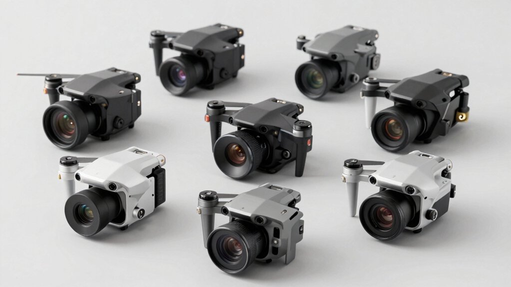 lightweight crystal clear drone mounted cameras