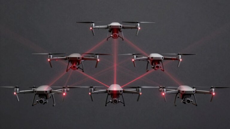 precision enhanced drones with laser pointers