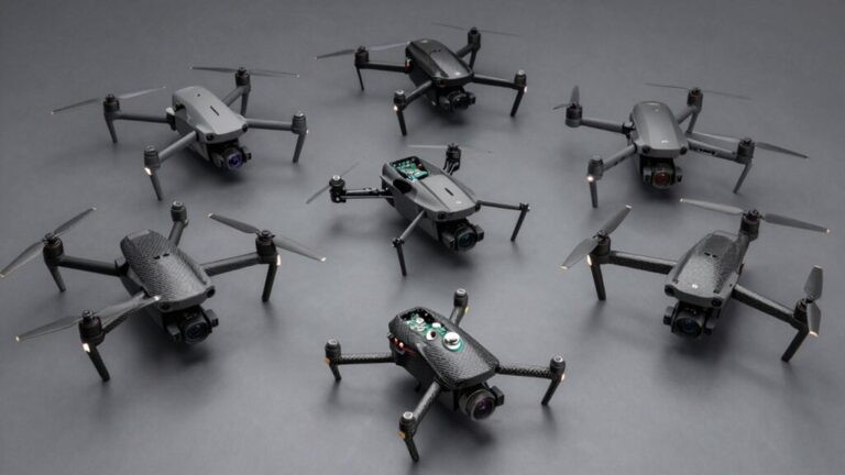 programmable camera equipped professional drones