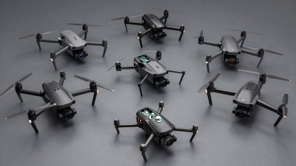programmable camera equipped professional drones