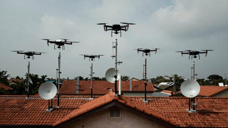 scan rooftop antenna drone models