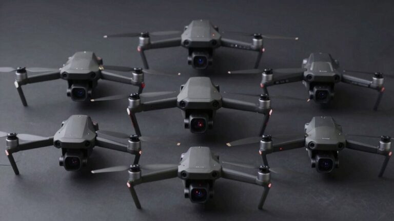 silent night vision drones