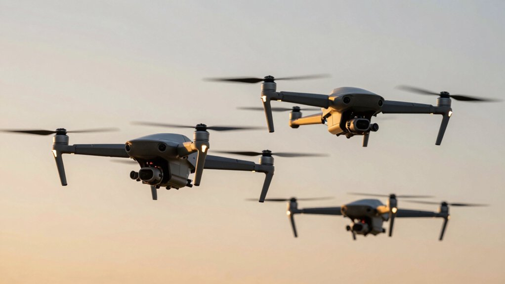 smooth flying drones with two propellers