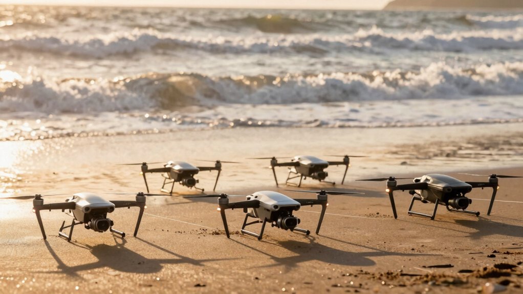 surf fishing drone remote casting