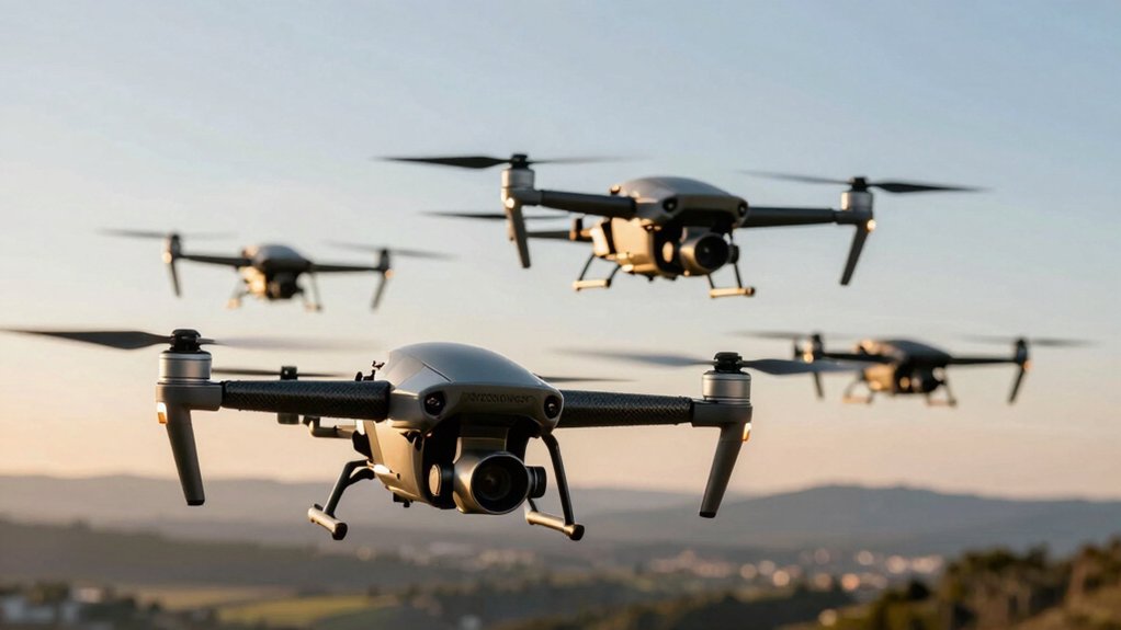 thrilling aerial shots camera drone