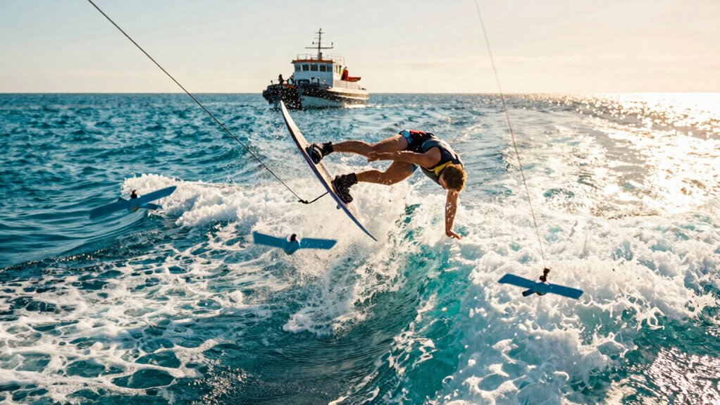 wakeboarding drone video capture excellence